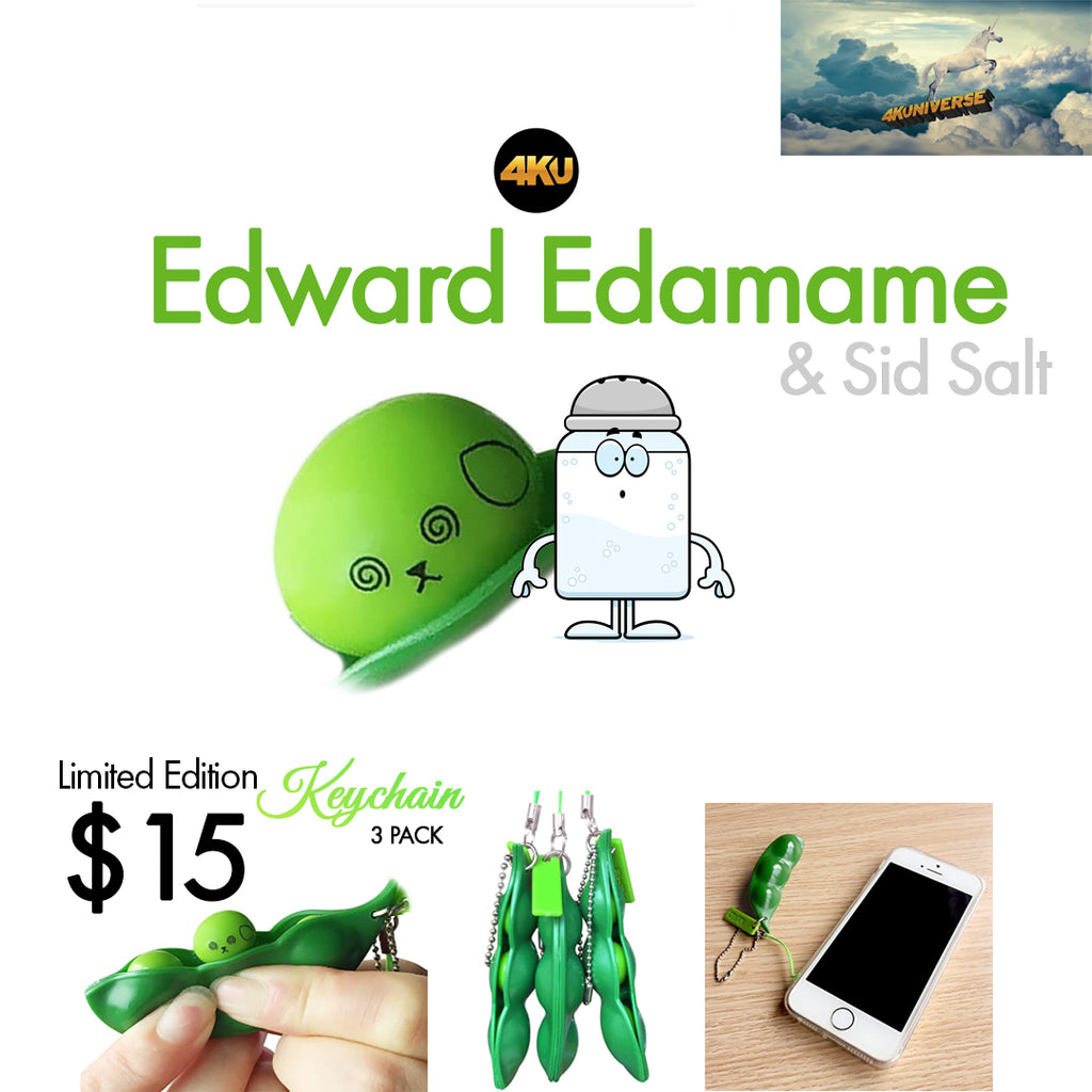 Limited Edition Edward Edamame  Keychain